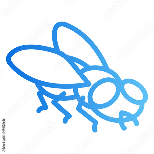 fly Gradient icon
