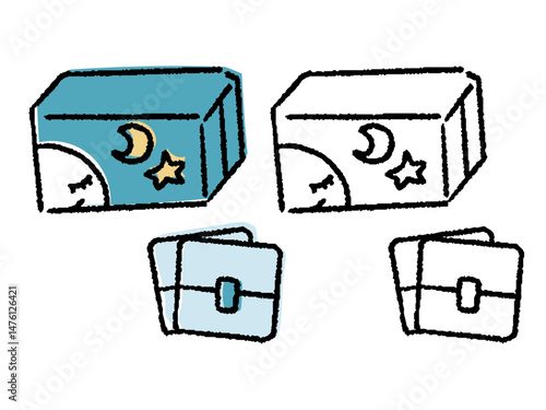 ペンで描いた風生理用品