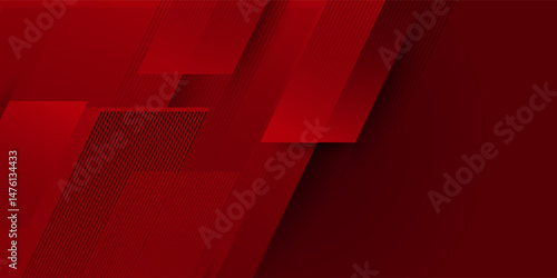 Modern abstract dark red gradient illustration background with 3d look and simple pattern. cool design and luxury. vector illustration
