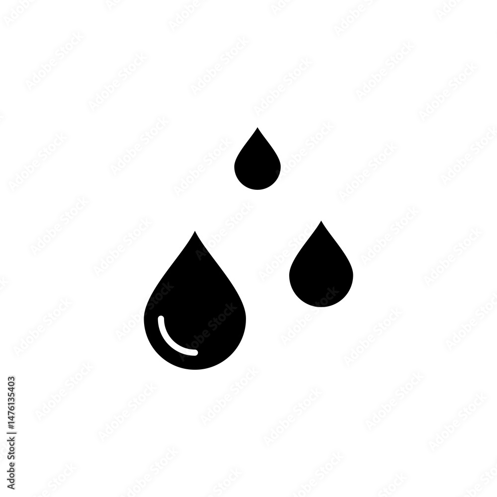Fototapeta premium raindrop, rain, rainy day icon