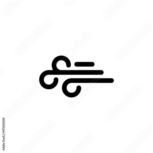 wind, blow icon vector symbol