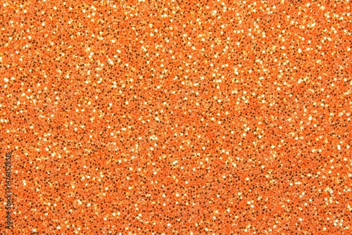 Orange Glitter Texture Christmas Background Sparkling with Festive Warmth and Seasonal Cheer