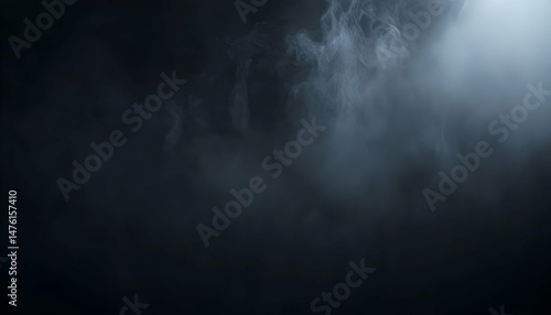Dramatic smoky texture, ethereal vapor swirls against a dark background. Ideal for overlay, design element, or atmospheric backdrop.