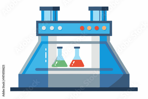 laboratory fume hood with sash icon