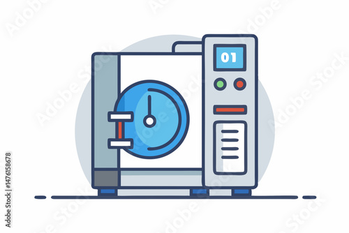 laboratory autoclave icon