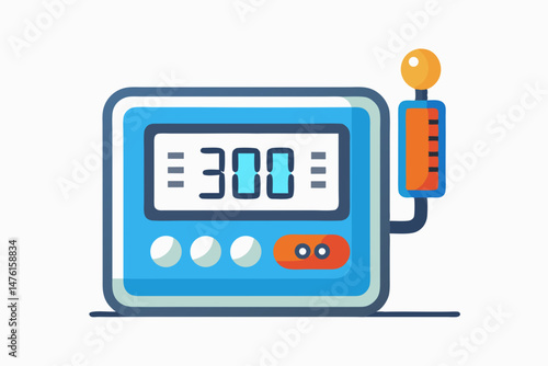 data logger device with temperature icon
