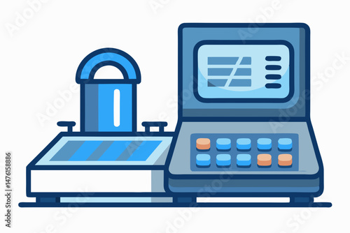 laboratory microplate reader icon
