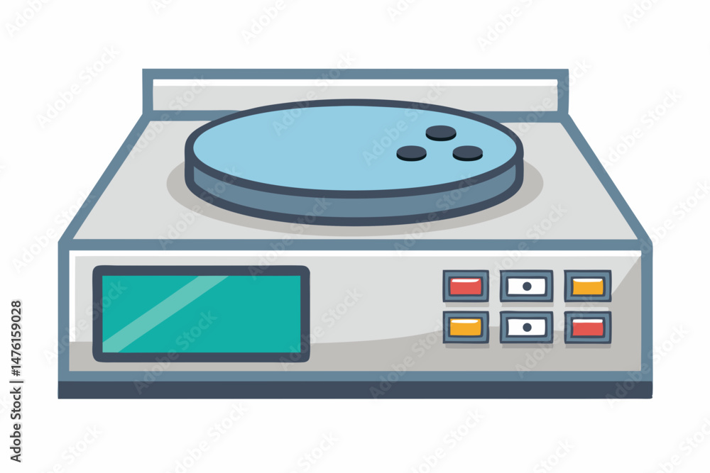 Fototapeta premium centrifuge with closed lid icon