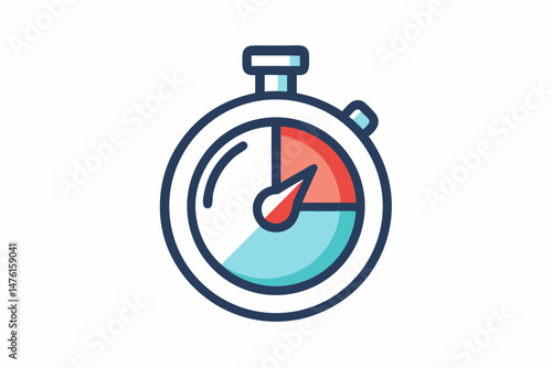 stopwatch timer used during scientific experiments icon