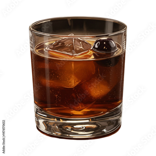 whiskey with ice