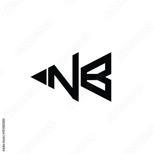 NB monogram logo design letter text name symbol monochrome logotype alphabet character simple logo Free Download NB monogram logo design letter text name symbol monochrome logotype alphabet character simple logo - GFXLoad