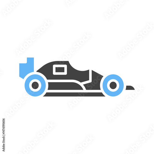 Formula One icon vector image. Suitable for mobile apps, web apps and print media.
