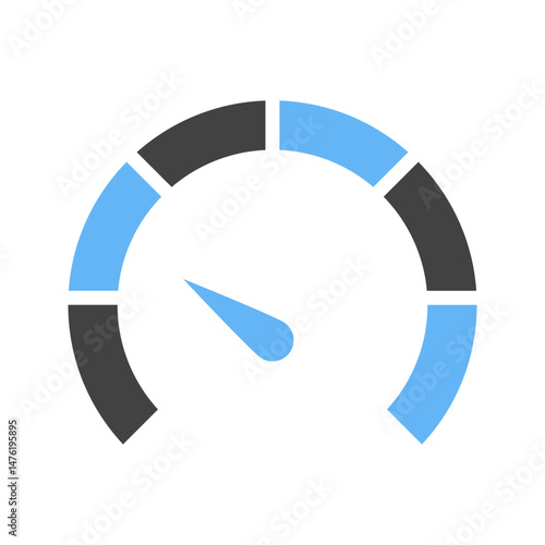Meter icon vector image. Suitable for mobile apps, web apps and print media.