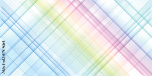 カラフル　パステル　クロス　模様　背景