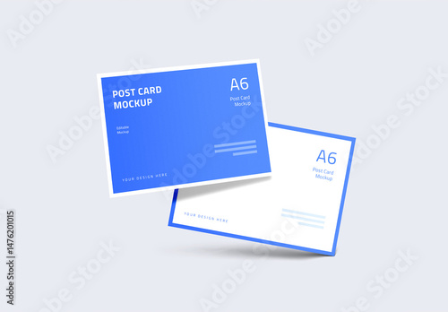 Minimal Postcard Mockup Design