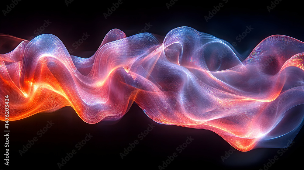 Cosmic nebula abstract background swirling colors space galaxy