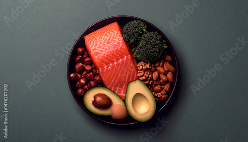 Healthy Ketogenic Diet Plate