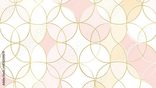 Minimalist Geometric Pastel Background