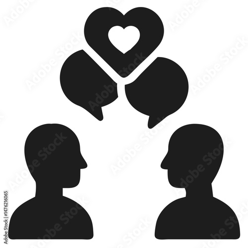 Mental health support group illustration depicting connection community and compassion symbol
