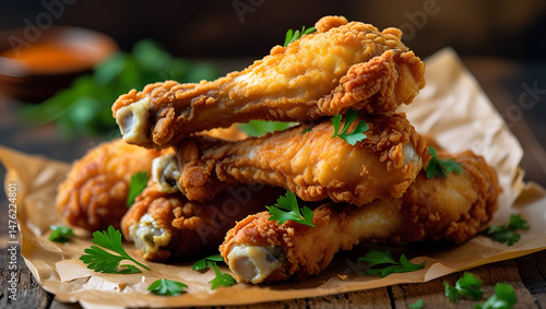 Golden Fried Chicken Perfection – A Must-Try for Every Food Lover
