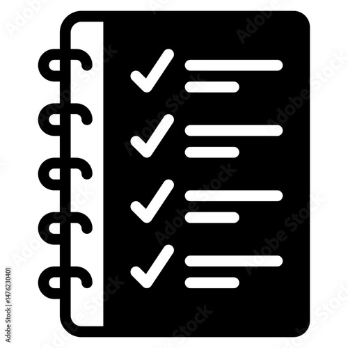 Checklist Notebook Icon