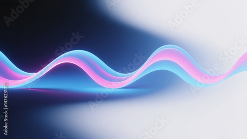 Abstract Background With Colorful Wave Lines