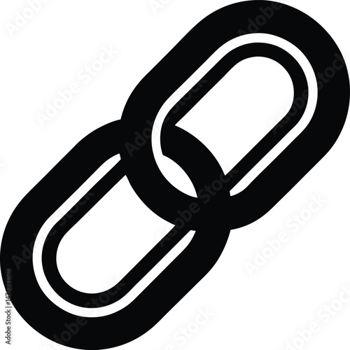 chain link icon vector illustration