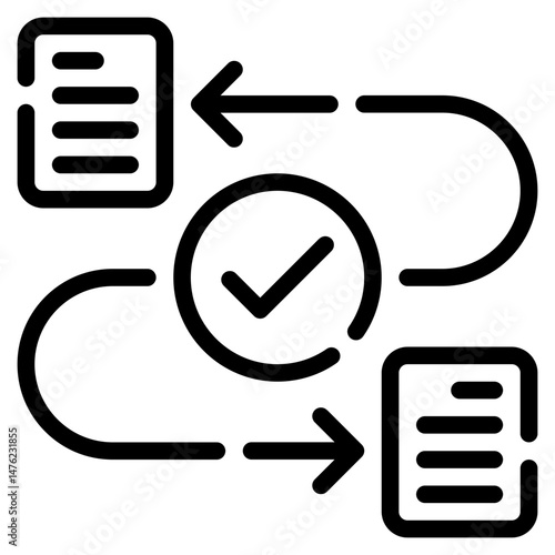 Workflow Process Cycle Icon