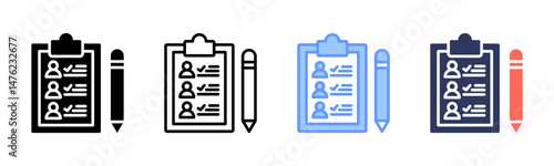 Customer Needs icon sheet multiple style collection