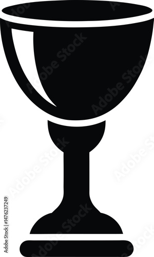 goblet cup icon vector illustration