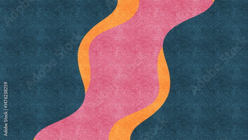 Abstract background of smooth curves illustration.