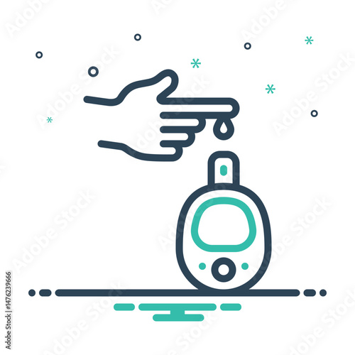 Mix icon for diabetes