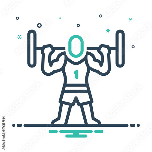 Mix icon for fitness