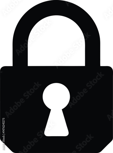 lock icon vector illustration