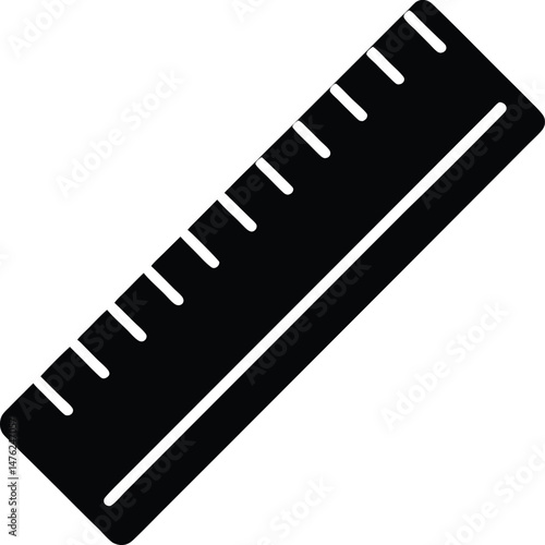 ruler measurement icon vector illustration