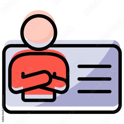 User Identity Card Icon