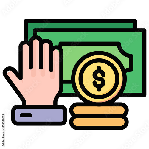 Financial Refusal Icon