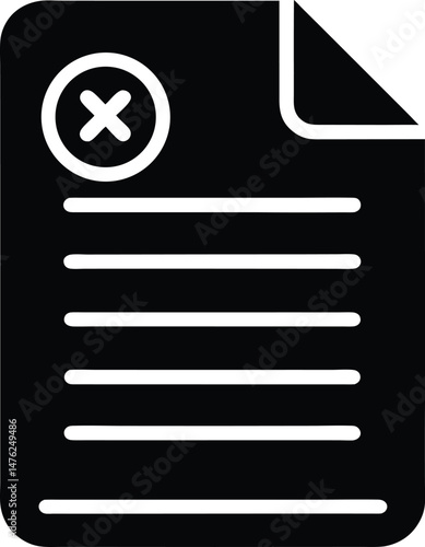 sick leave document icon vector illustration