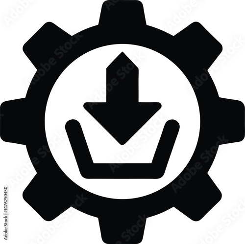 software update download icon vector illustration