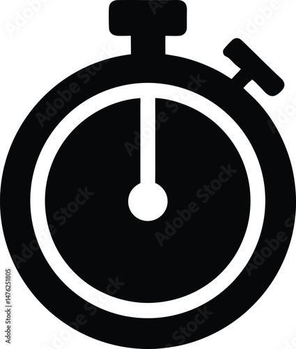 Free Download stopwatch finish line icon vector illustration - GFXLoad