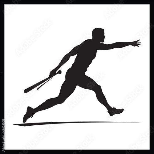 Disabled Athlete Paralympic Silhouette