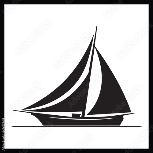 Sailor Pose Sailing Silhouette Art