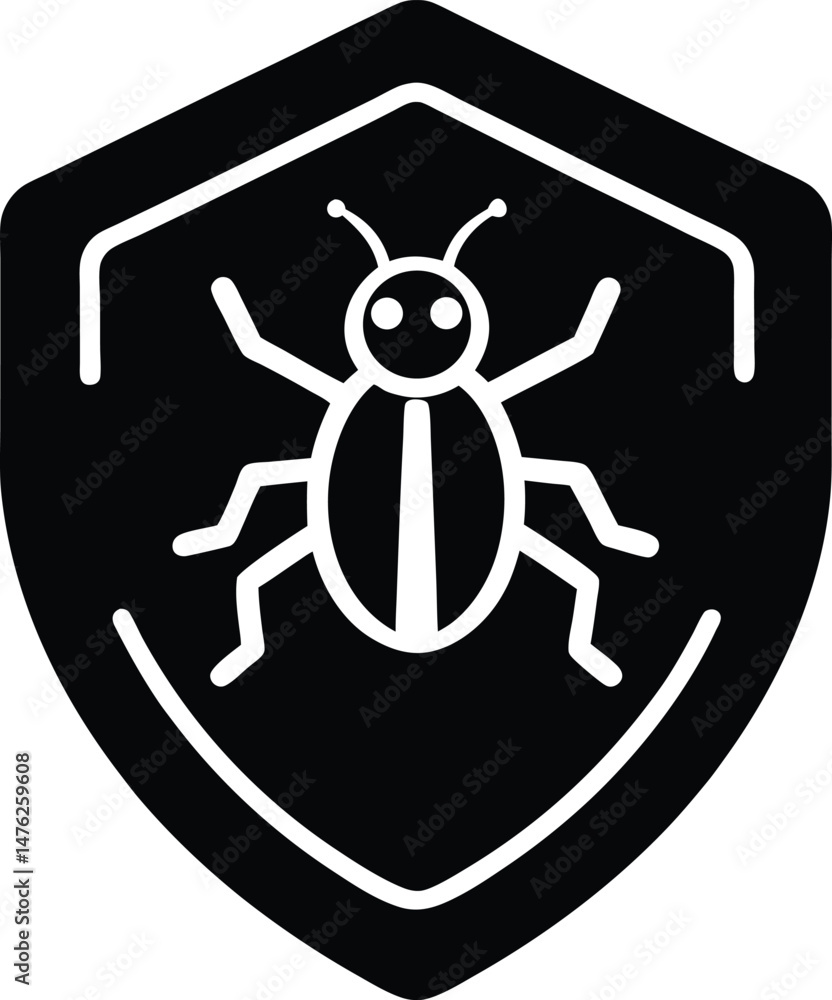 Fototapeta premium bug fix patch icon vector illustration
