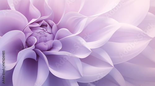 A close-up shot of a large flower petal featuring a soft lavender gradient, emphasizing delicate beauty.

