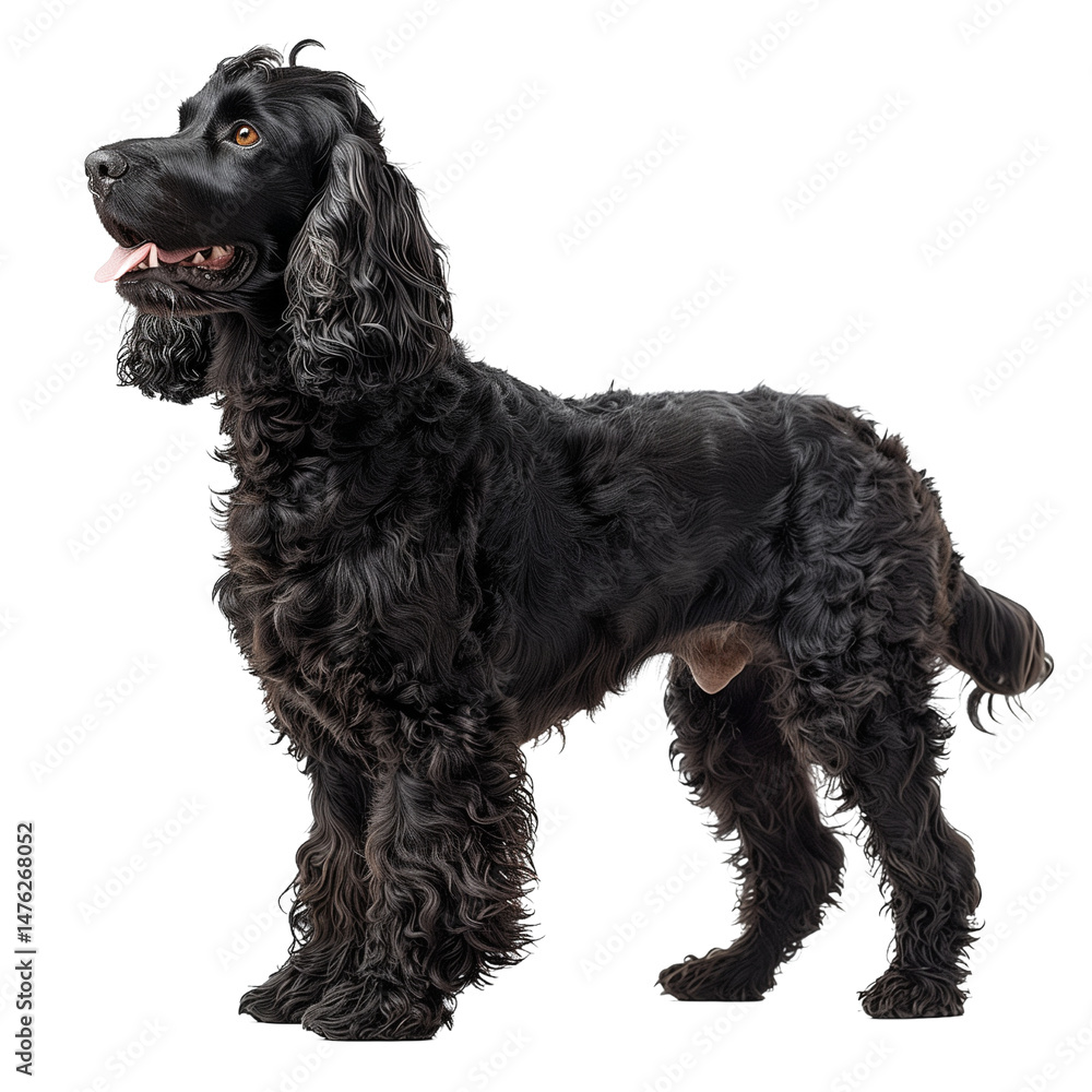 Poodle Dog Isolated on Transparent Background. PNG. Generated AI. Poodle Dog Isolated on Transparent Background. PNG. Generated AI.