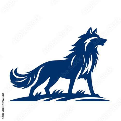 Majestic Wolf Silhouette A Symbol of Wildness and Freedom