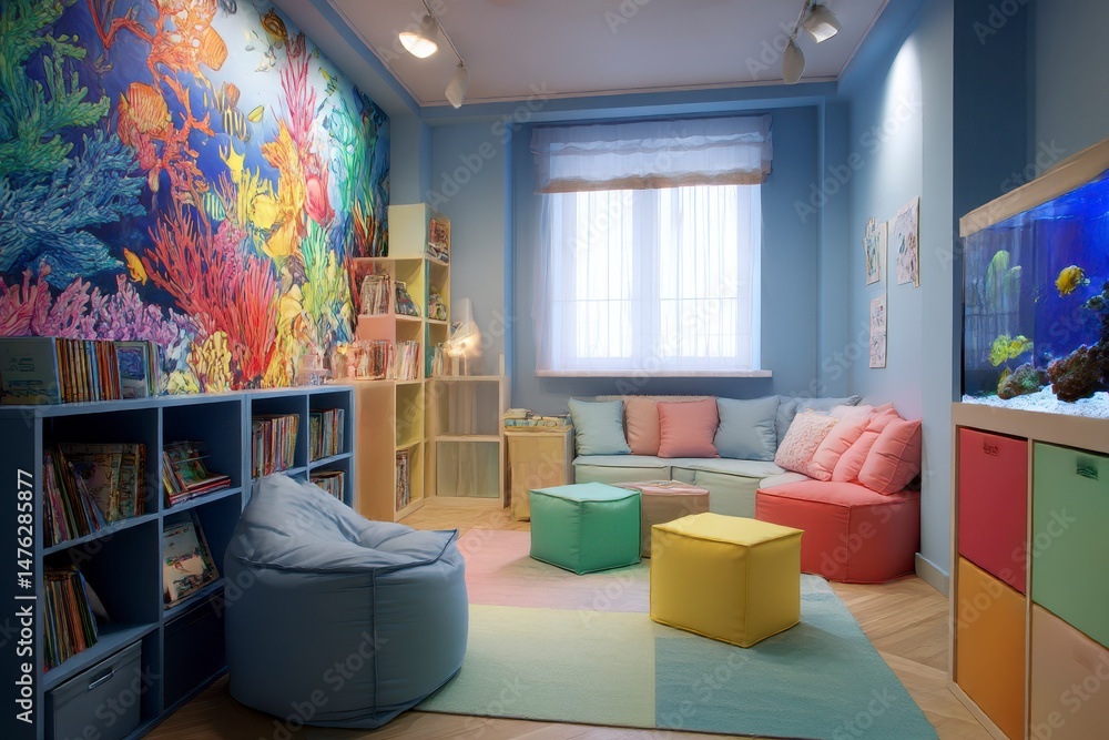 Interior of playroom kidsroom
