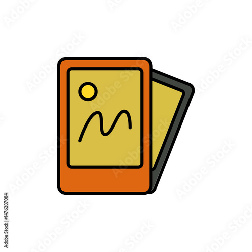 Typewriter Keys Icon for Vintage Writing Art.