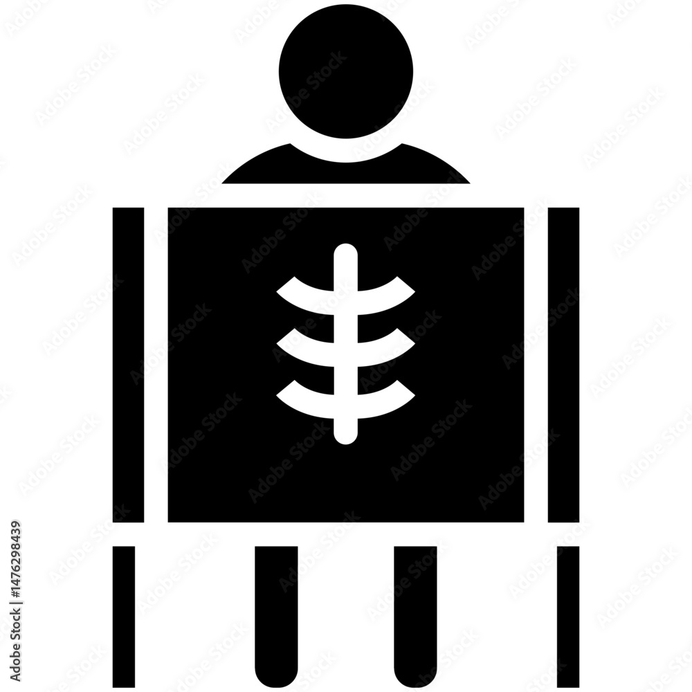 Fototapeta premium Virtual X Ray Icon