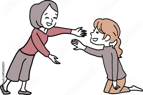 困った人や弱い人はみんなで助け合うもの